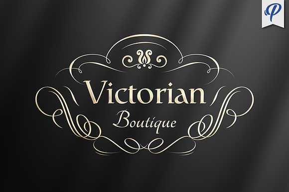 Victorian Boutique Logo Template in Logo Templates - product preview 2