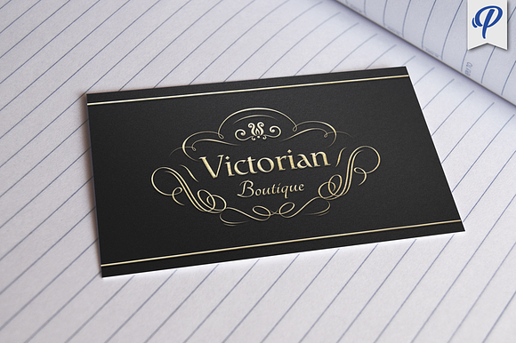 Victorian Boutique Logo Template in Logo Templates - product preview 3