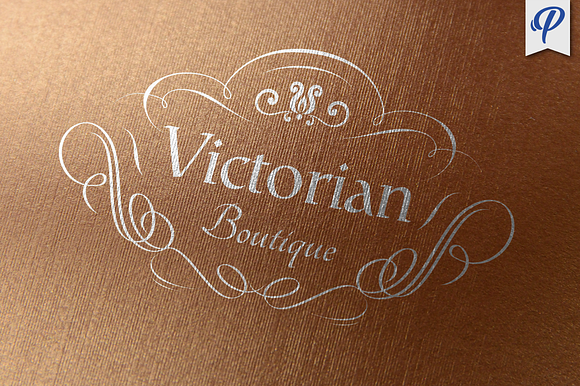 Victorian Boutique Logo Template in Logo Templates - product preview 4