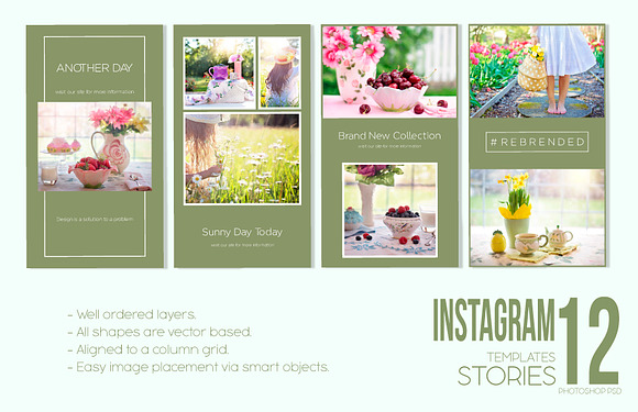 Instagram Stories Pack Green Day in Instagram Templates - product preview 3