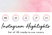 50 Instagram Story Highlight Icons