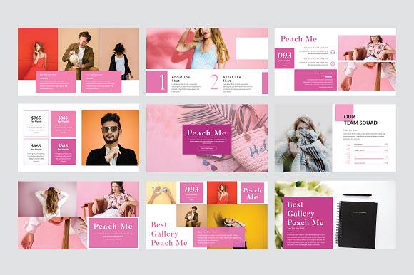 Peachme Creative Powerpoint Template in PowerPoint Templates - product preview 3