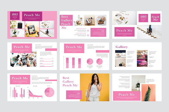 Peachme Creative Powerpoint Template in PowerPoint Templates - product preview 4