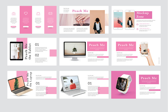 Peachme Creative Powerpoint Template in PowerPoint Templates - product preview 5