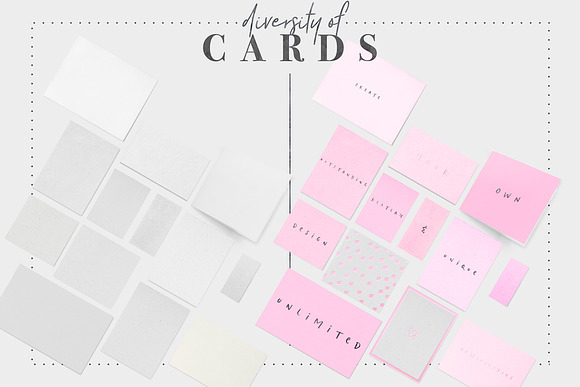 wedding party & confetti stationery in Scene Creator Mockups - product preview 15