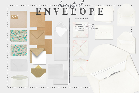 wedding party & confetti stationery in Scene Creator Mockups - product preview 16