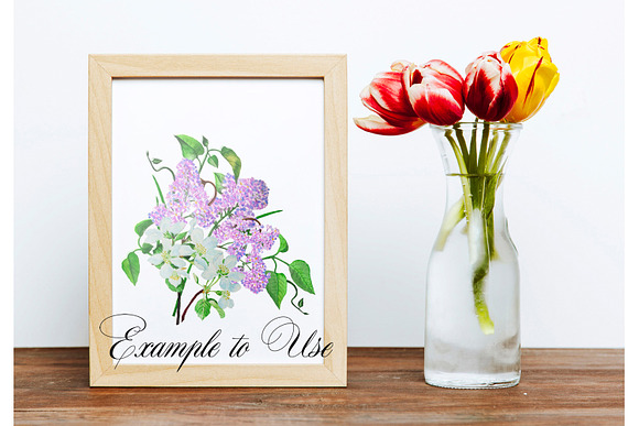 Lilac Spring Bouquets in Illustrations - product preview 7