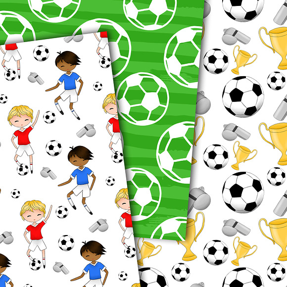 Soccer/football patterns in Patterns - product preview 1