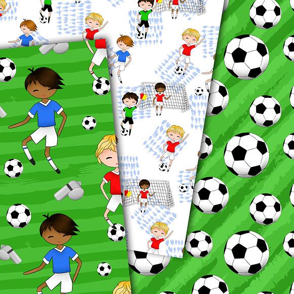 Soccer/football patterns in Patterns - product preview 2