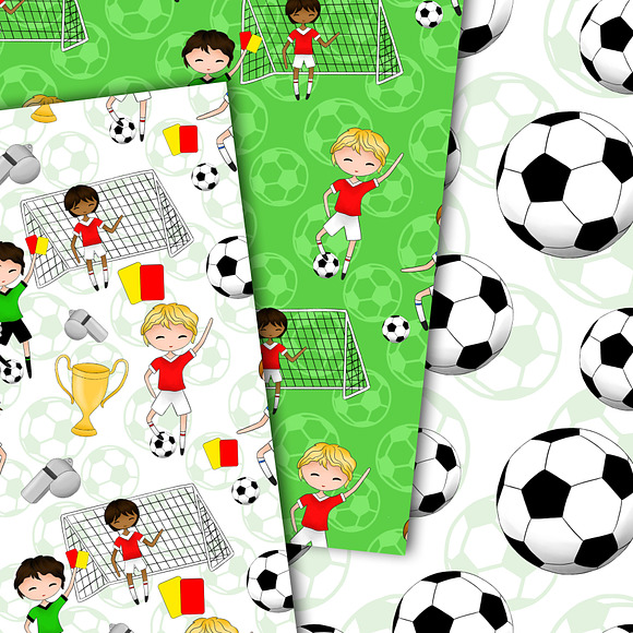 Soccer/football patterns in Patterns - product preview 3