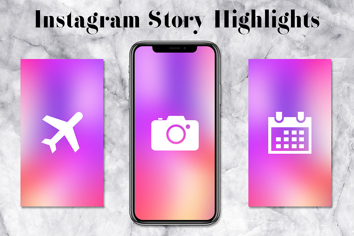 Colorful Instagram Story Icons in Instagram Templates - product preview 8