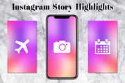 Colorful Instagram Story Icons