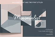 Minimalist elegant pattern set.