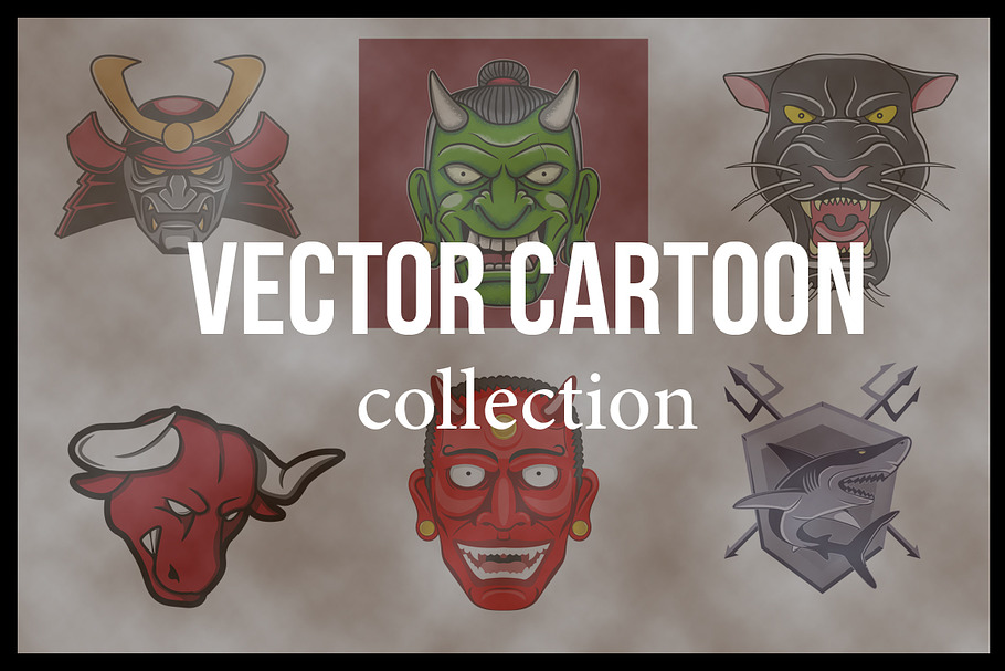  Vector Cartoon Collections in Illustrations - product preview 8