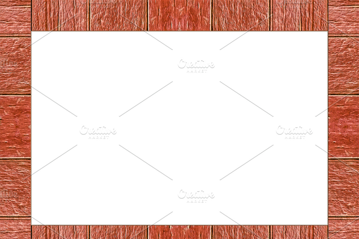 Landscape Background with Wooden Borders in Illustrations - product preview 8