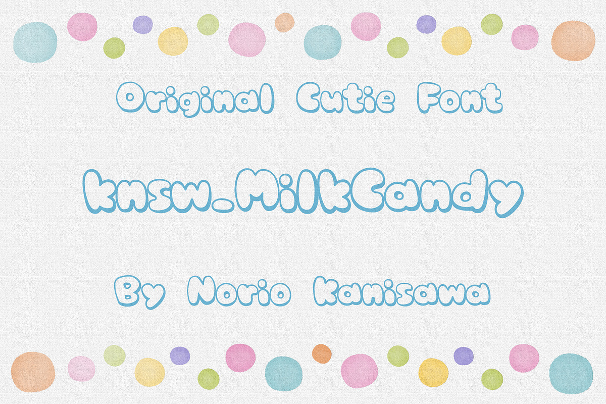 knsw_MilkCandy in Display Fonts - product preview 8