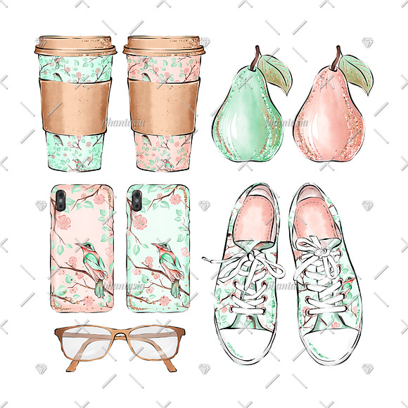 Back To School Cliparts in Illustrations - product preview 6