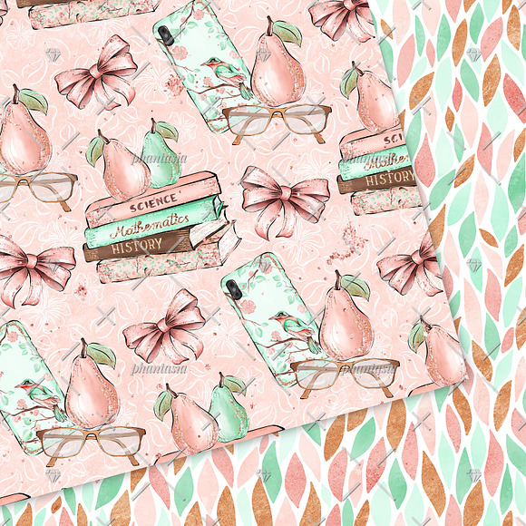 Back To School Digital Papers in Patterns - product preview 3