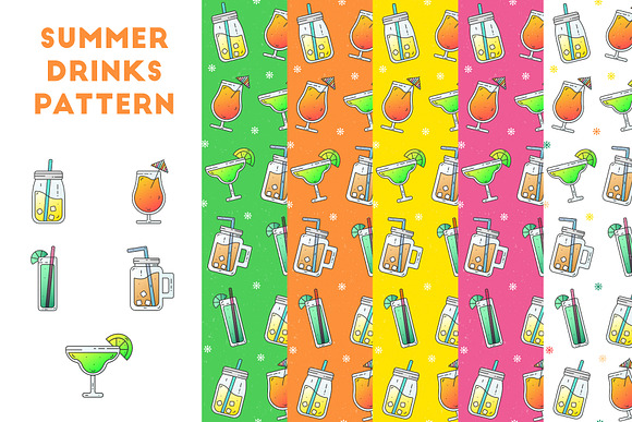 Summer Patterns + Icons in Patterns - product preview 3