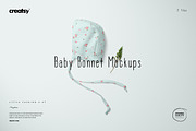 Baby Bonnet Mockup Set