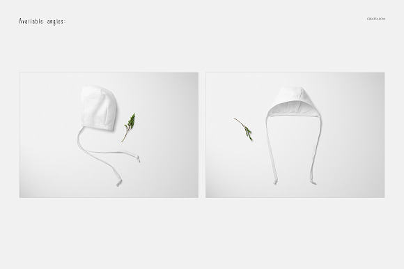 Baby Bonnet Mockup Set in Product Mockups - product preview 2