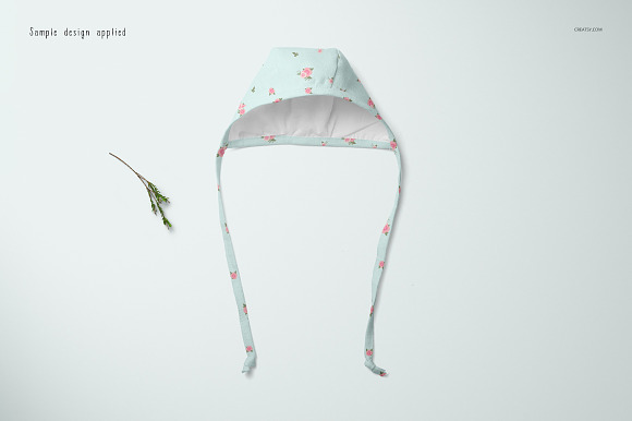 Baby Bonnet Mockup Set in Product Mockups - product preview 4