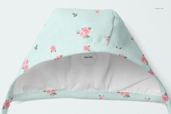 Baby Bonnet Mockup Set in Product Mockups - product preview 6