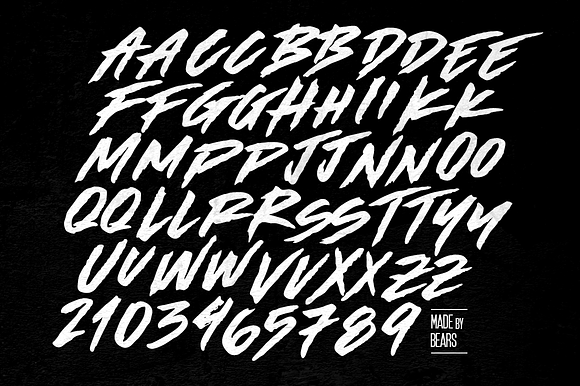 Made by Bears - Font in Scary Fonts - product preview 6