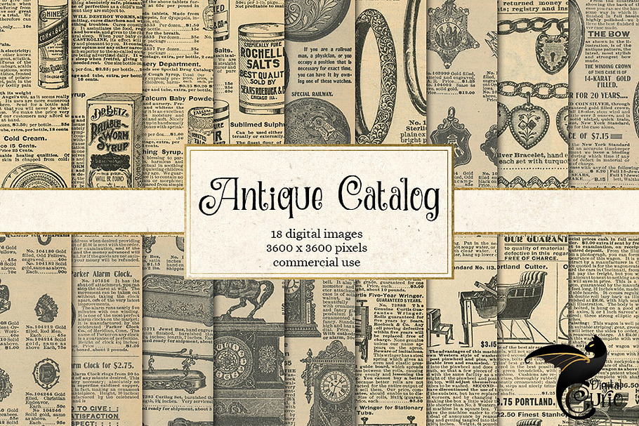 Antique Catalog Textures