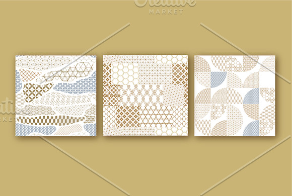 Japanese seamless pattern vector in Patterns - product preview 1