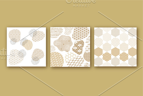Japanese seamless pattern vector in Patterns - product preview 2