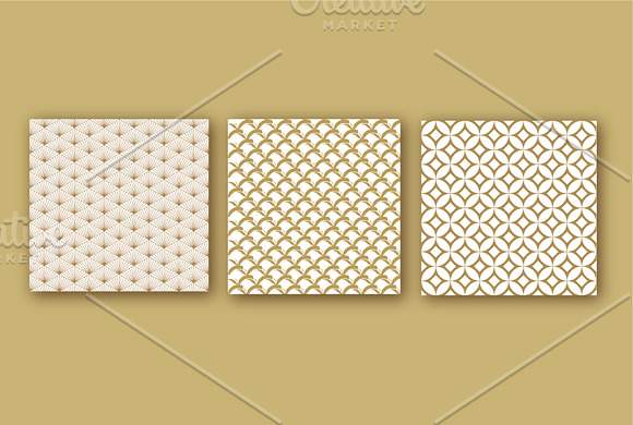 Japanese seamless pattern vector in Patterns - product preview 4