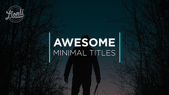 Awesome Minimal Titles in Templates - product preview 1