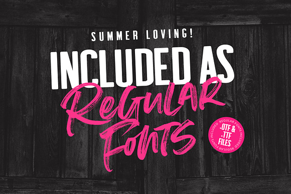 Summer Loving Font Collection in Display Fonts - product preview 17