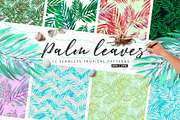 Palm Leaves | 12 Vector Patterns