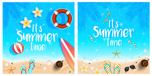 Summer time background in Illustrations - product preview 1