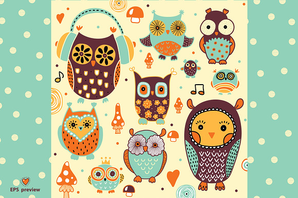 Love owls! in Patterns - product preview 4