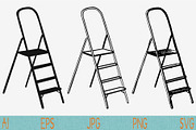 ladder set vector svg png eps 