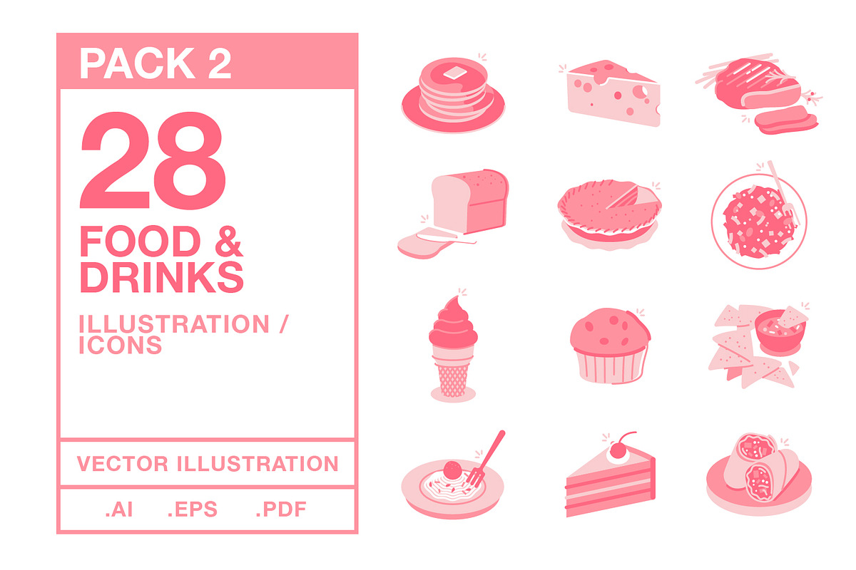 Food & Drinks Icons #2 in Illustrations - product preview 8