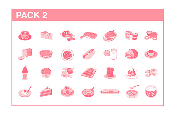 Food & Drinks Icons #2 in Illustrations - product preview 2