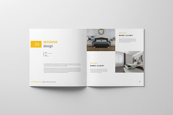 Graphic Design Portfolio Template in Brochure Templates - product preview 17