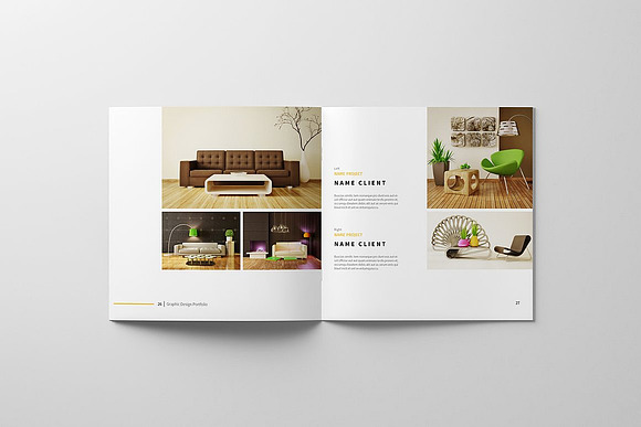 Graphic Design Portfolio Template in Brochure Templates - product preview 18