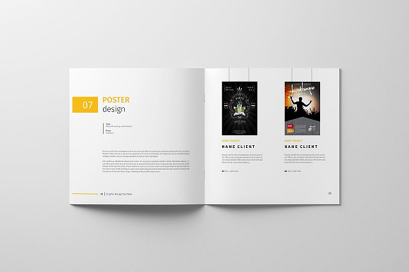 Graphic Design Portfolio Template in Brochure Templates - product preview 21