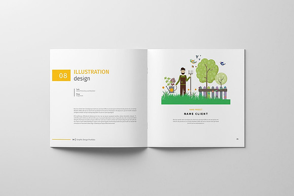 Graphic Design Portfolio Template in Brochure Templates - product preview 22