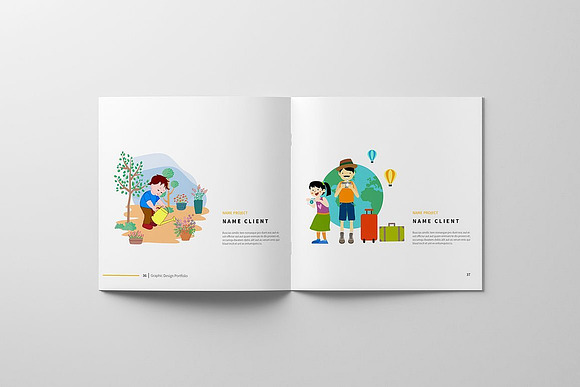 Graphic Design Portfolio Template in Brochure Templates - product preview 23