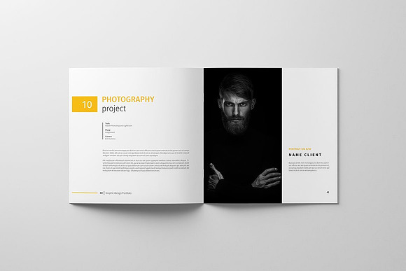 Graphic Design Portfolio Template in Brochure Templates - product preview 25