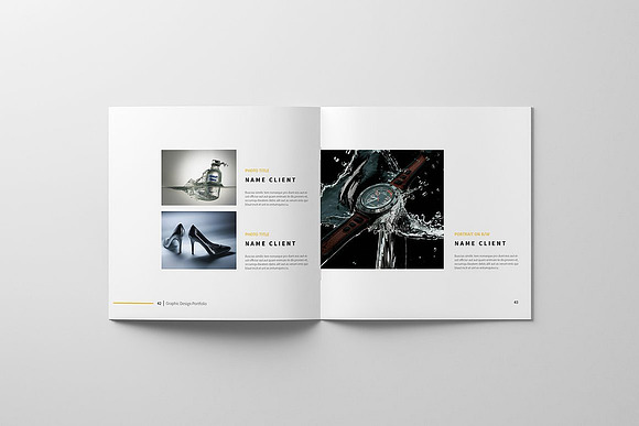 Graphic Design Portfolio Template in Brochure Templates - product preview 26