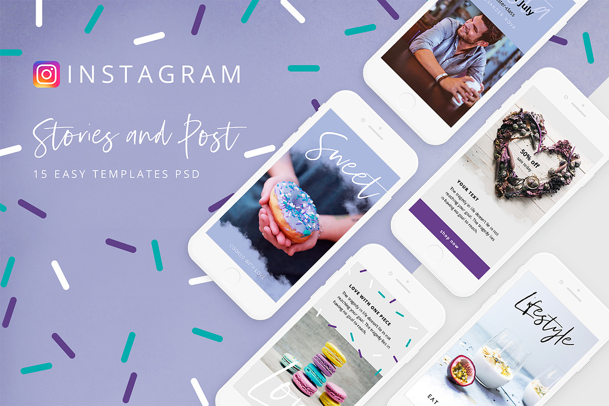 Sweet - social media templates in Instagram Templates - product preview 8
