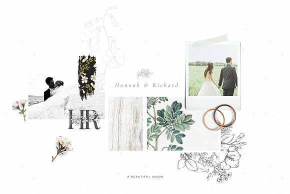 Country Botanicals & Monograms in Illustrations - product preview 7