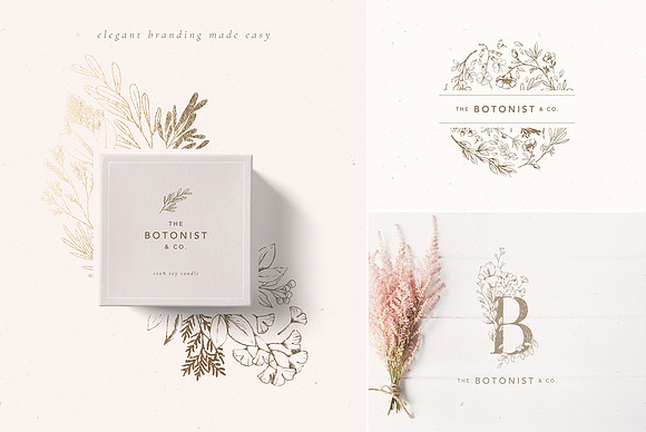 Country Botanicals & Monograms in Illustrations - product preview 11